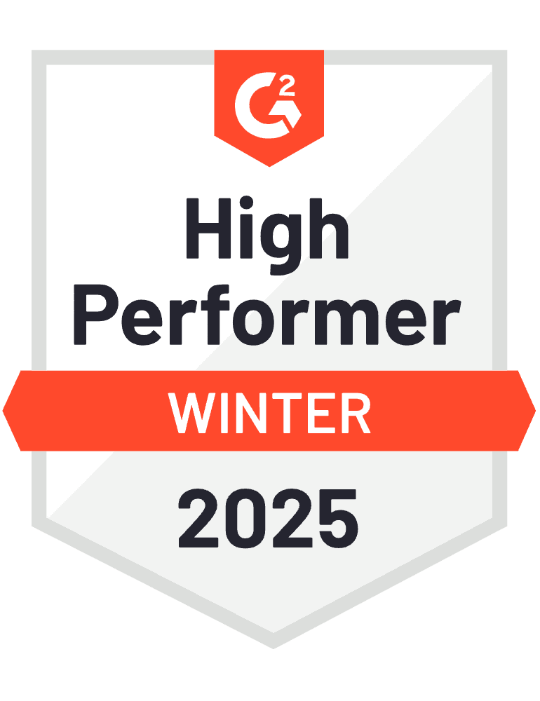 G2 High Performer award for AI Chatbots